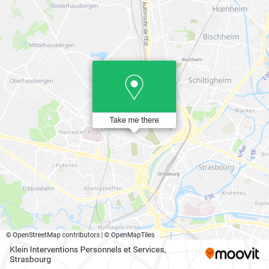 Mapa Klein Interventions Personnels et Services