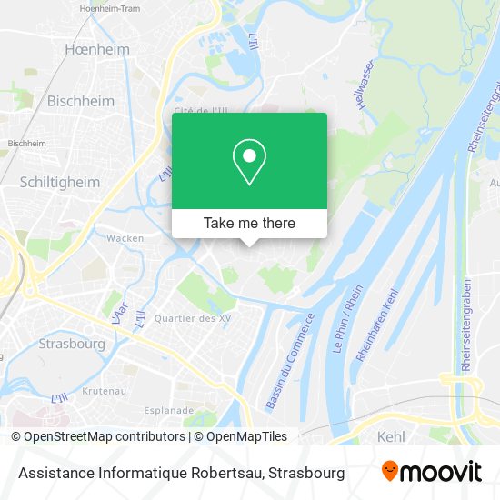 Mapa Assistance Informatique Robertsau