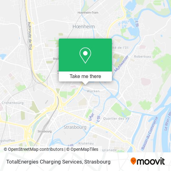 TotalEnergies Charging Services map