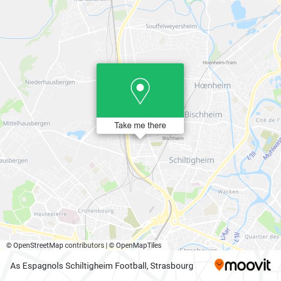 As Espagnols Schiltigheim Football map