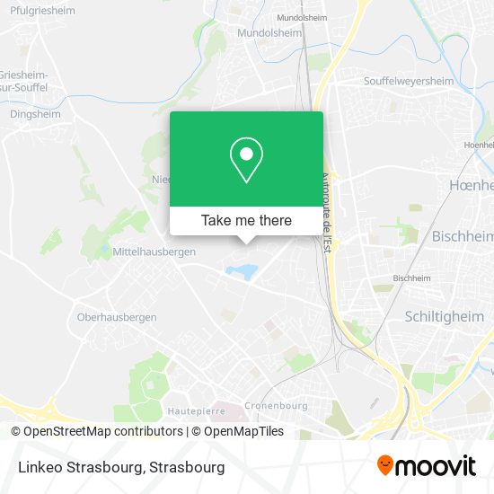 Linkeo Strasbourg map