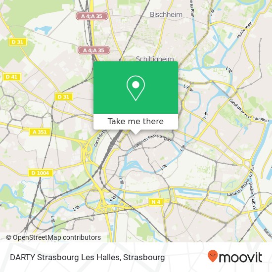 DARTY Strasbourg Les Halles map