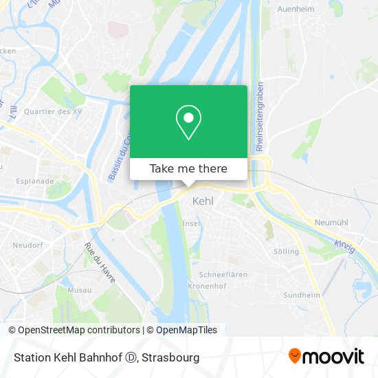 Station Kehl Bahnhof Ⓓ map