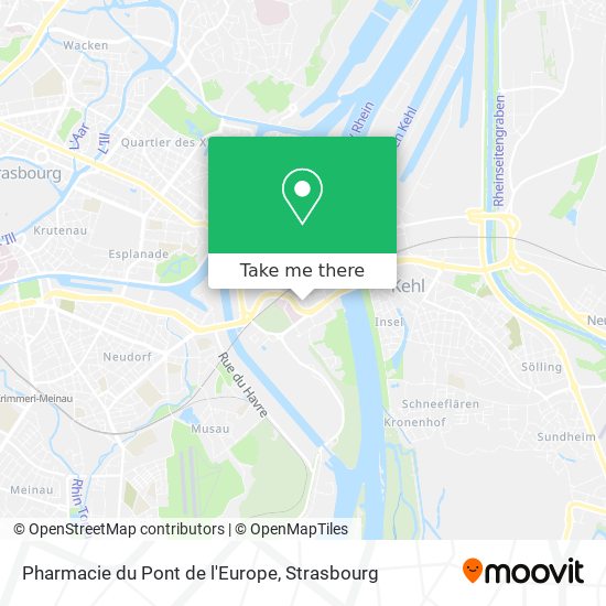 Pharmacie du Pont de l'Europe map