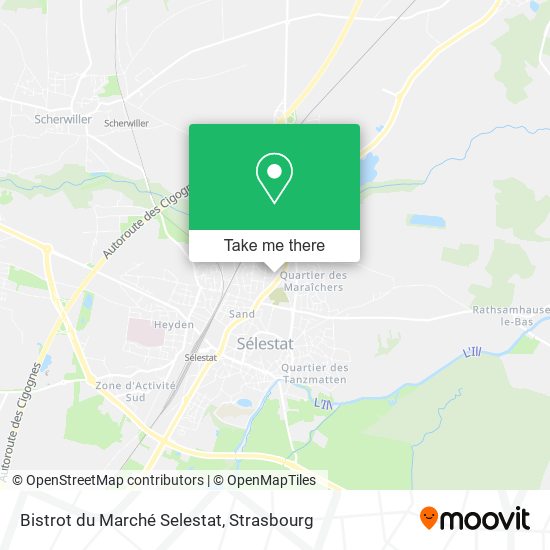 Bistrot du Marché Selestat map