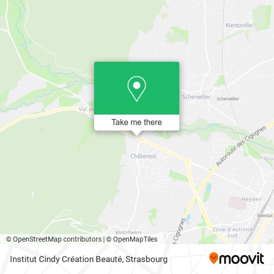 Institut Cindy Création Beauté map