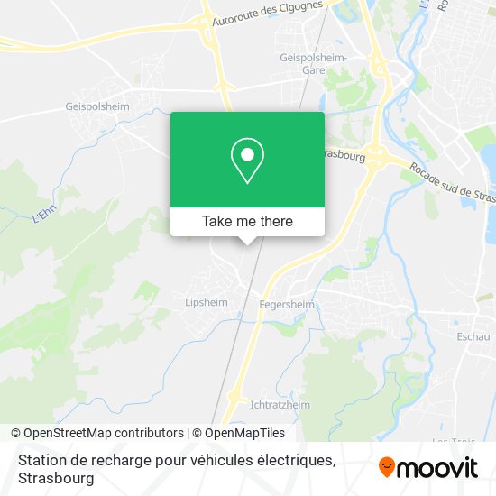 Mapa Station de recharge pour véhicules électriques