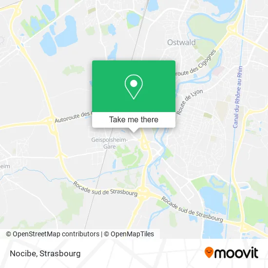 Nocibe map