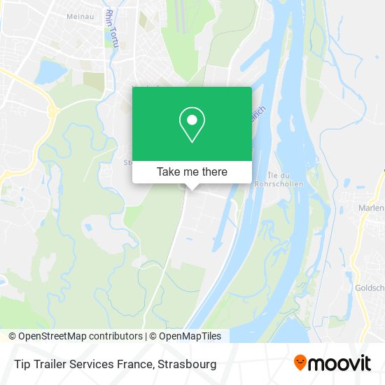 Tip Trailer Services France map