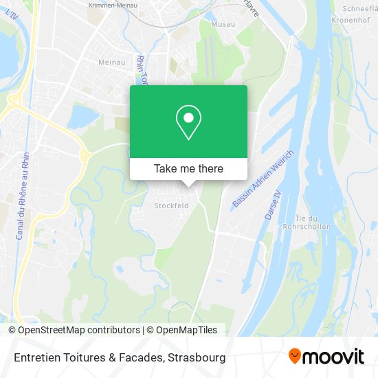 Entretien Toitures & Facades map