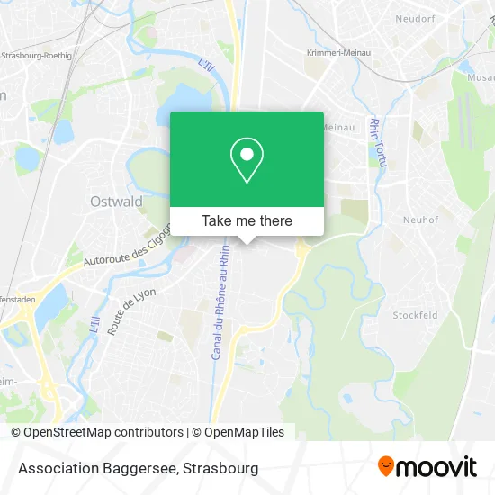 Association Baggersee map