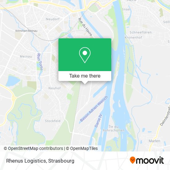 Mapa Rhenus Logistics