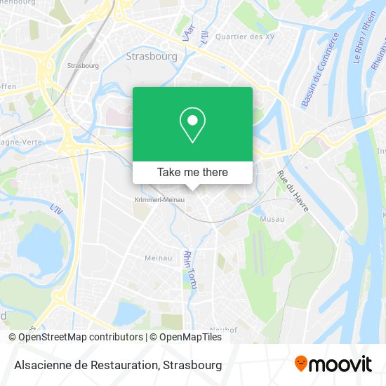 Alsacienne de Restauration map