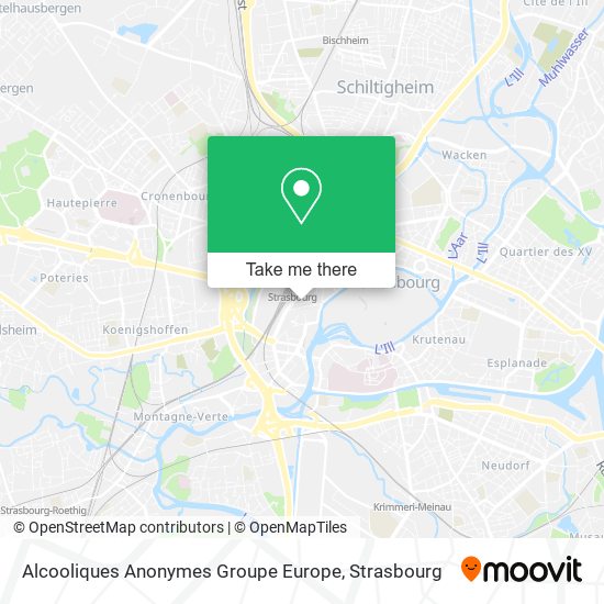 Mapa Alcooliques Anonymes Groupe Europe