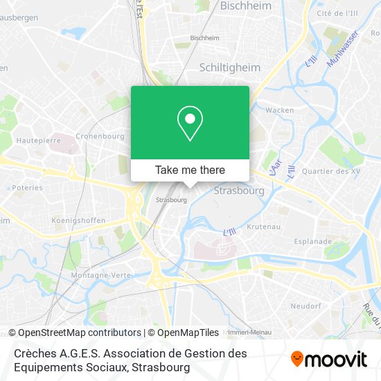 Crèches A.G.E.S. Association de Gestion des Equipements Sociaux map