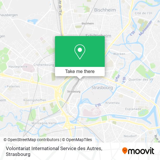 Volontariat International Service des Autres map