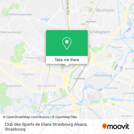 Club des Sports de Glace Strasbourg Alsace map