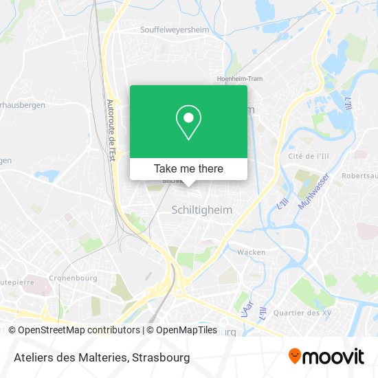 Ateliers des Malteries map