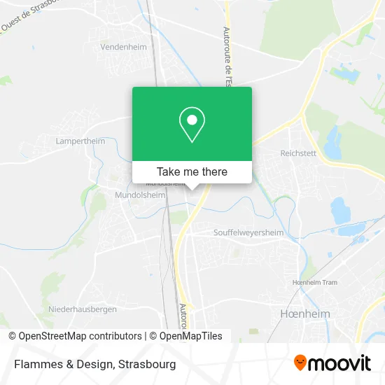 Flammes & Design map