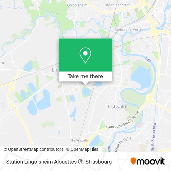 Station Lingolsheim Alouettes Ⓑ map