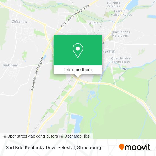 Sarl Kds Kentucky Drive Selestat map