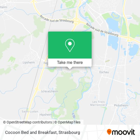 Cocoon Bed and Breakfast map