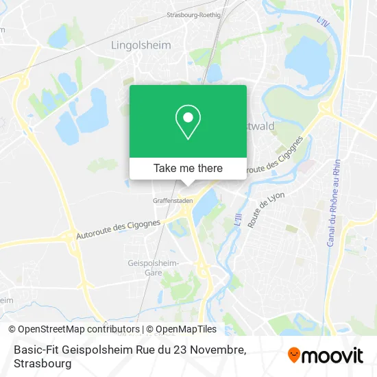 Basic-Fit Geispolsheim Rue du 23 Novembre map
