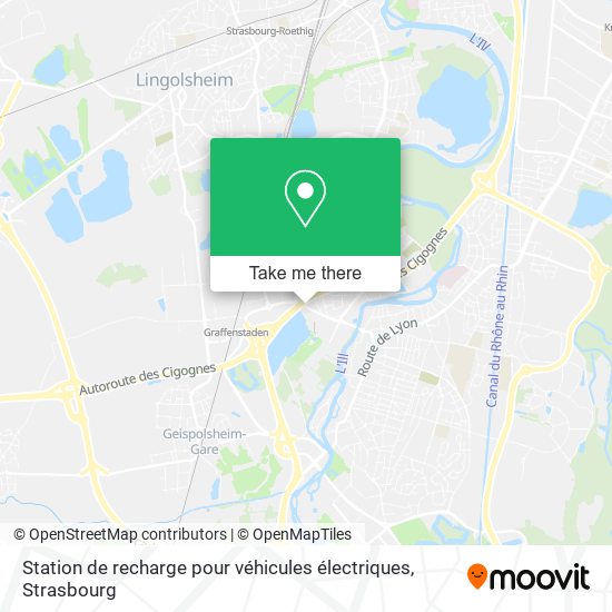 Station de recharge pour véhicules électriques map