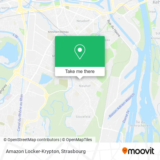 Amazon Locker-Krypton map