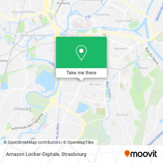 Mapa Amazon Locker-Digitale