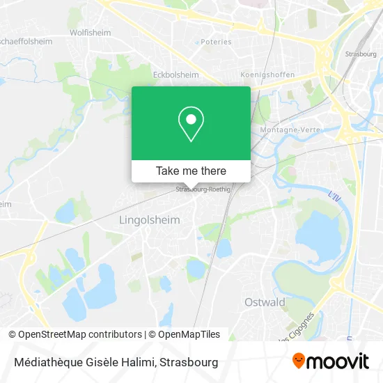 Médiathèque Gisèle Halimi map