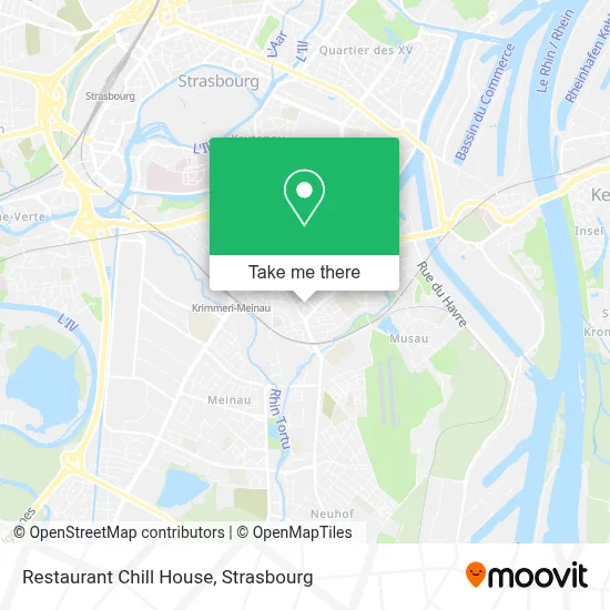Restaurant Chill House map