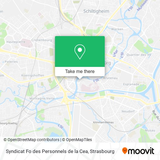 Syndicat Fo des Personnels de la Cea map