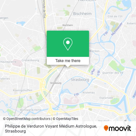 Philippe de Verduron Voyant Médium Astrologue map