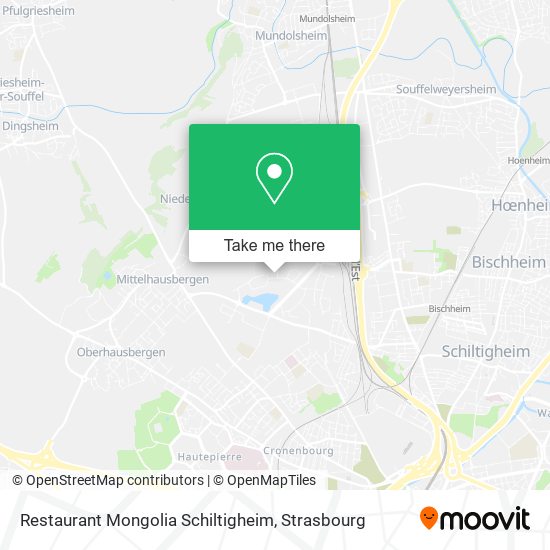 Restaurant Mongolia Schiltigheim map