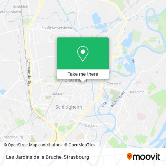 Les Jardins de la Bruche map