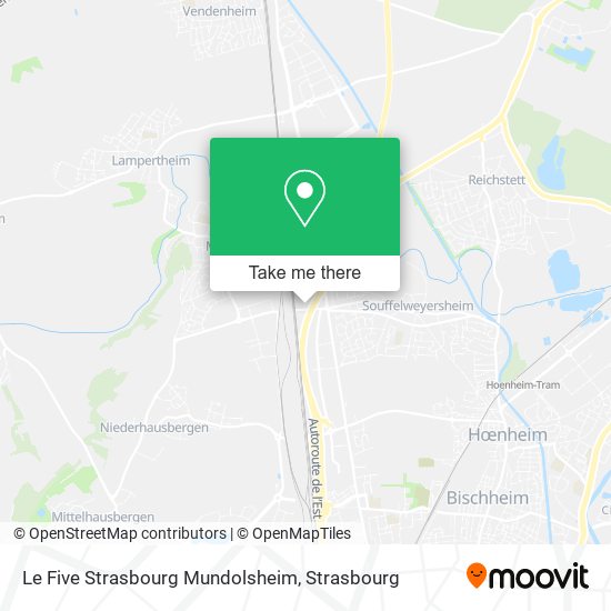 Mapa Le Five Strasbourg Mundolsheim