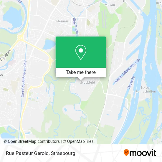 Rue Pasteur Gerold map