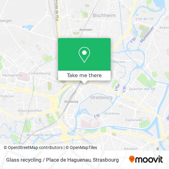 Glass recycling / Place de Haguenau map