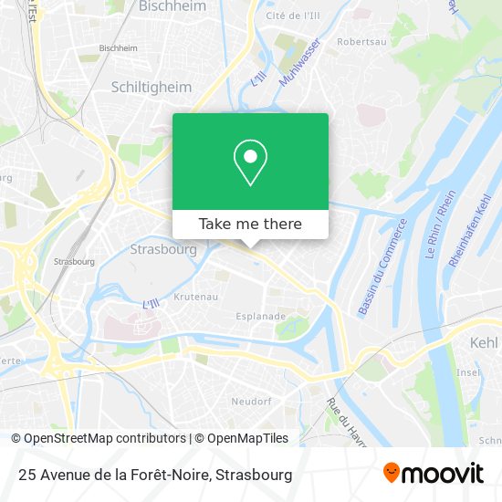 25 Avenue de la Forêt-Noire map
