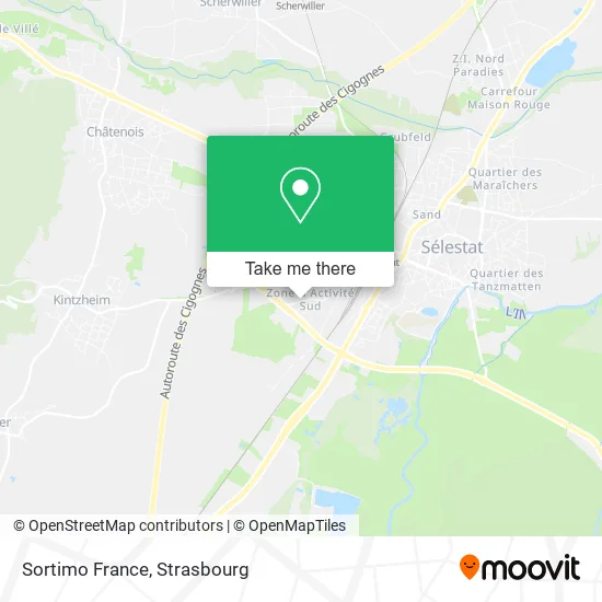 Sortimo France map