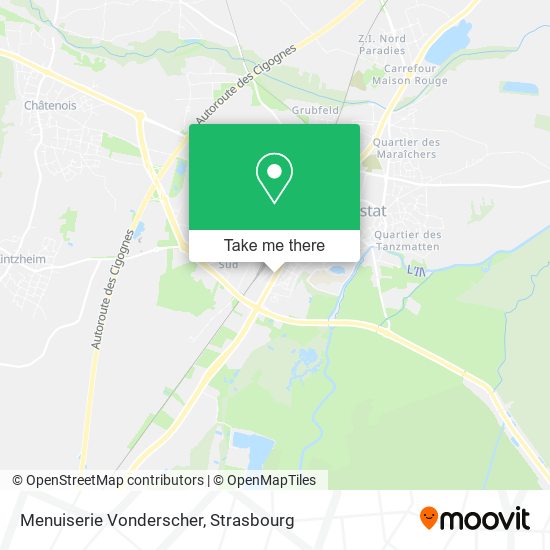 Menuiserie Vonderscher map