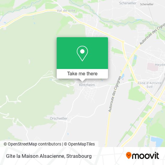 Gîte la Maison Alsacienne map