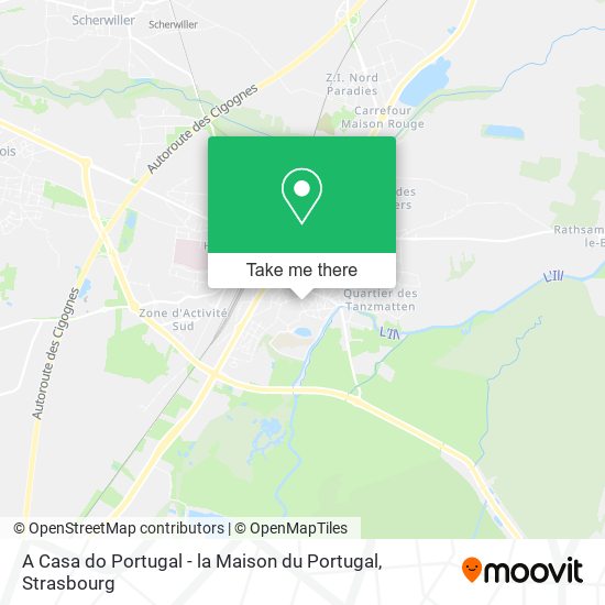 A Casa do Portugal - la Maison du Portugal map