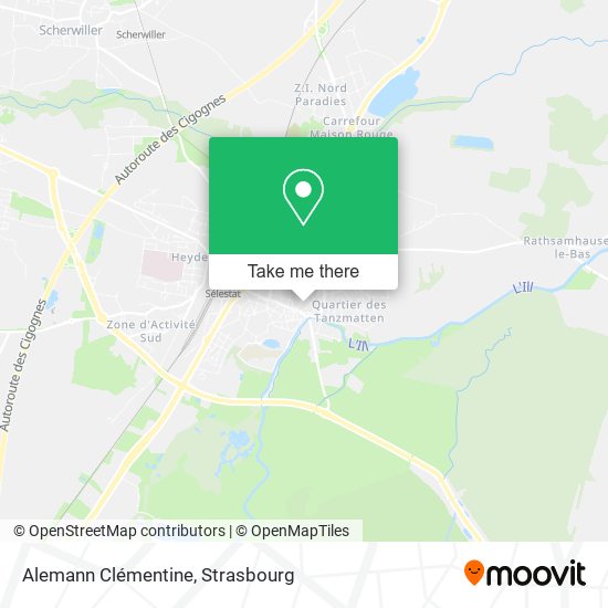Alemann Clémentine map