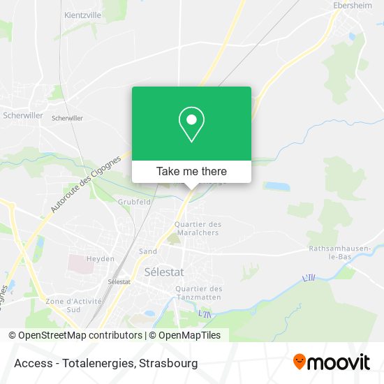 Access - Totalenergies map