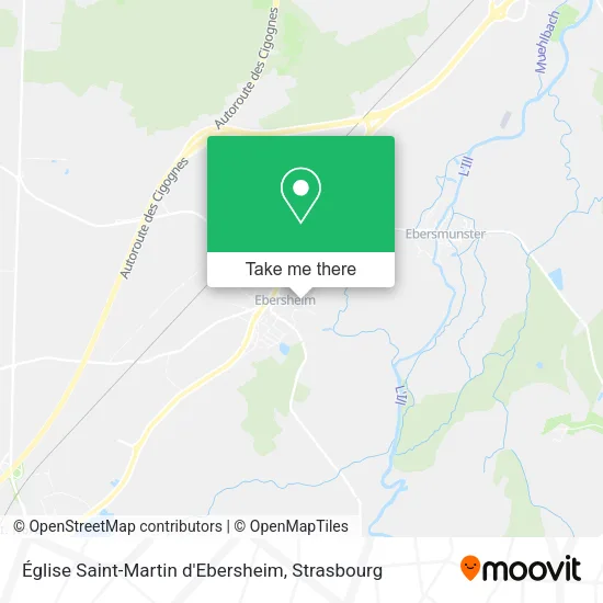 Église Saint-Martin d'Ebersheim map
