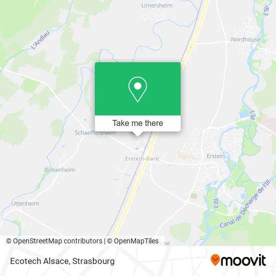 Ecotech Alsace map