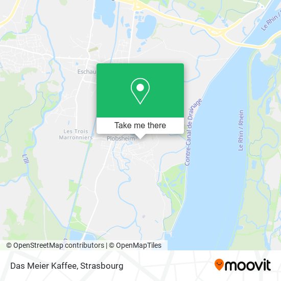 Das Meier Kaffee map