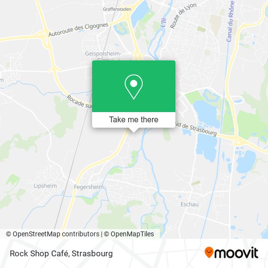 Rock Shop Café map